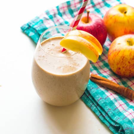 Delicious apple pie smoothie