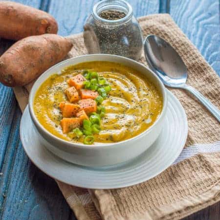 Squash and sweet potato soup Squash and sweet potato soup