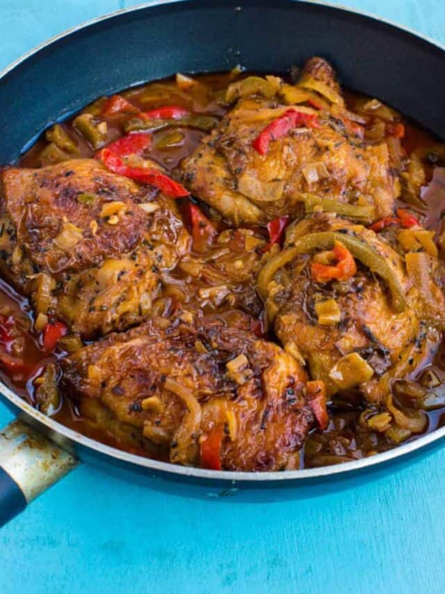 JAMAICAN BROWN STEW CHICKEN STORY That Girl Cooks Healthy