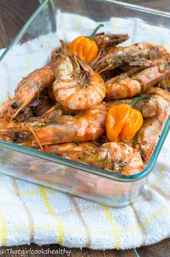 Jamaican hot pepper shrimp