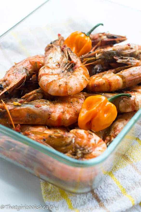 Jamaican hot pepper shrimp