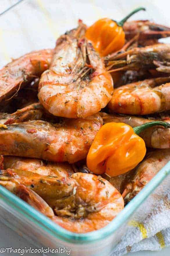 Jamaican hot pepper shrimp