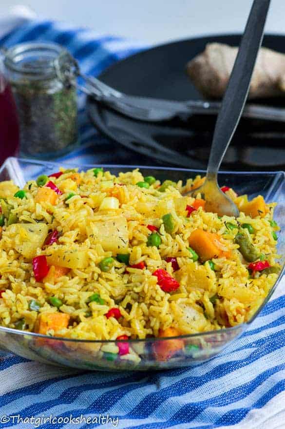 Thai pineapple fried rice - That Girl Cooks Healthy