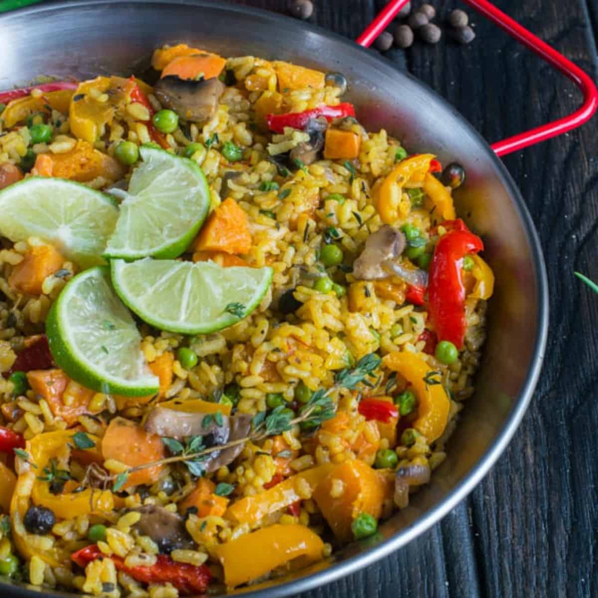 Vegetarian Paella - Dishing Out Health