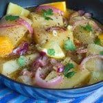 Yuca con mojo