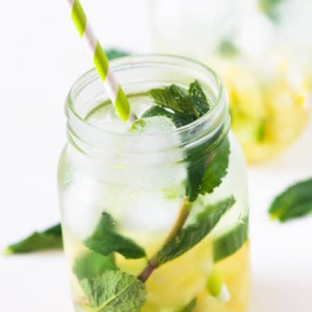 Pineapple mint infused water Pineapple mint infused water2 1 450x450 - Pineapple mint infused water