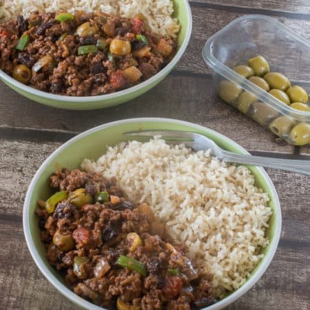 Cuban style picadillo Cuban style picadillo
