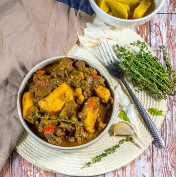 Jamaican curry beef
