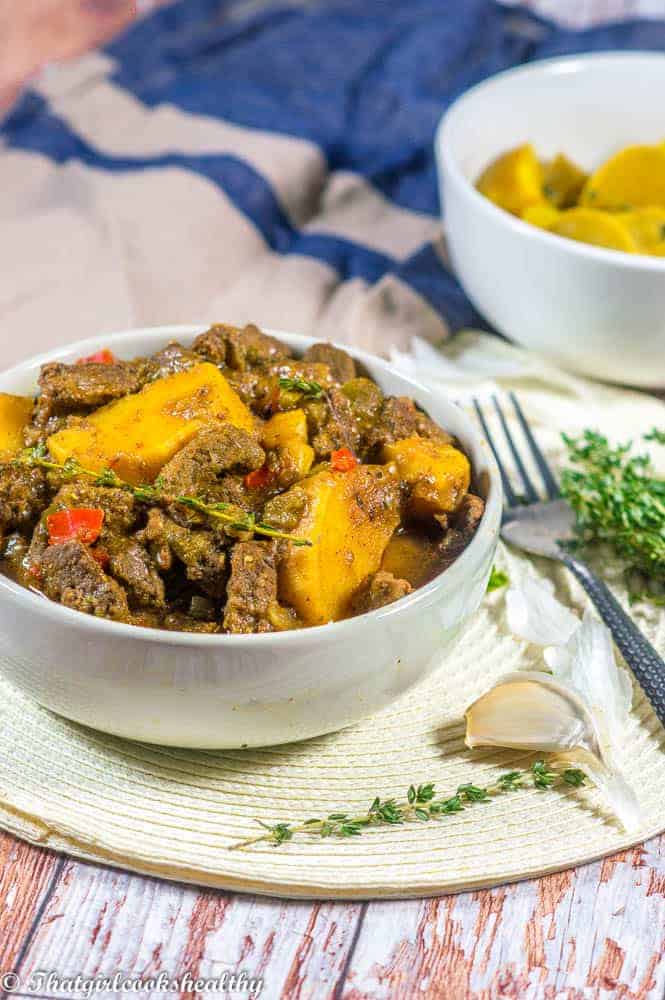 Jamaican curry beef