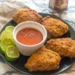 Jamaican fried chicken Jamaican fried chicken square shot