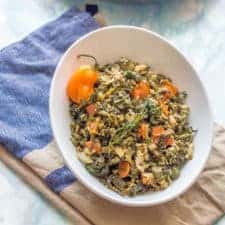 Saltfish and callaloo