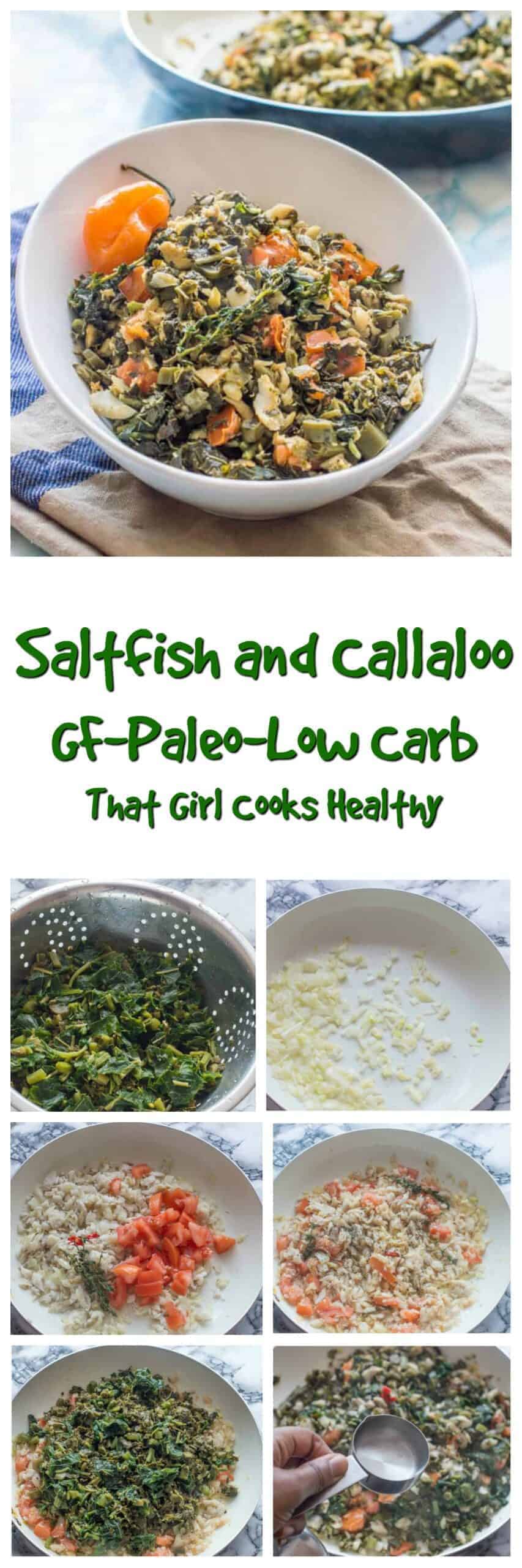 Saltfish and callaloo - That Girl Cooks Healthy
