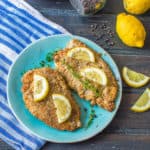 Delicious succulent lemon pepper chicken