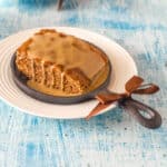 Vegan sticky toffee pudding image1 Delicious vegan sticky toffee pudding with rum toffee sauce