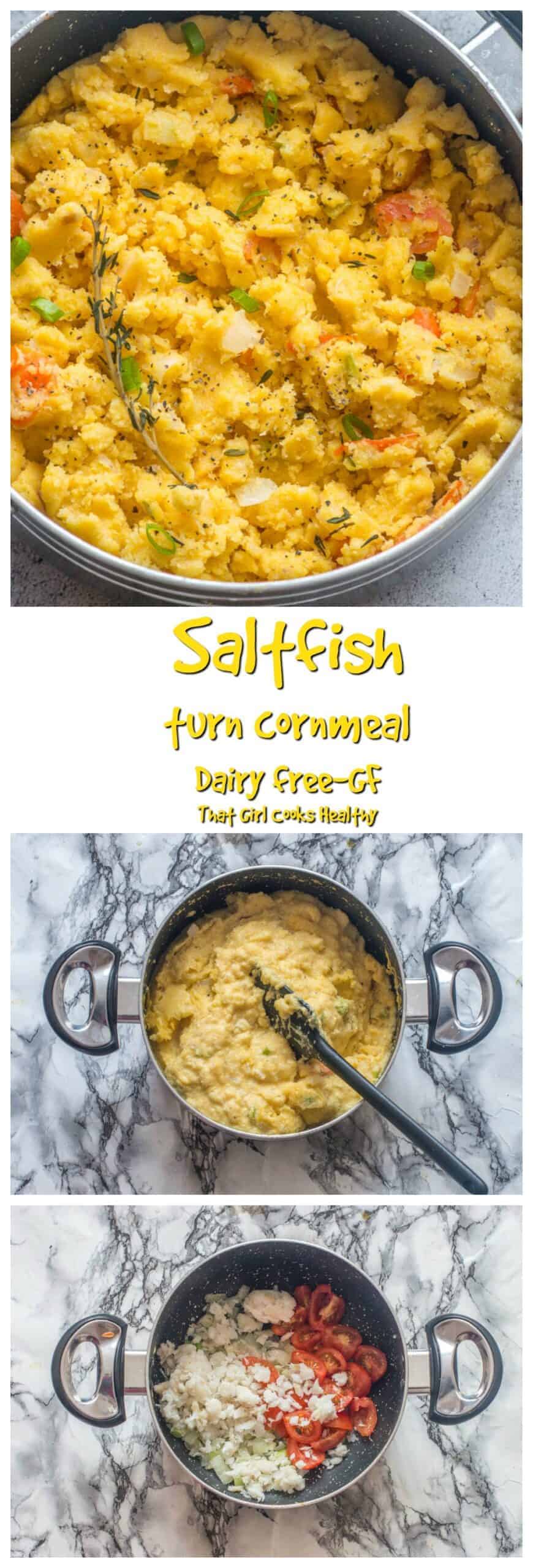 Saltfish turn cornmeal is a twist of a classic Jamaican delicacy