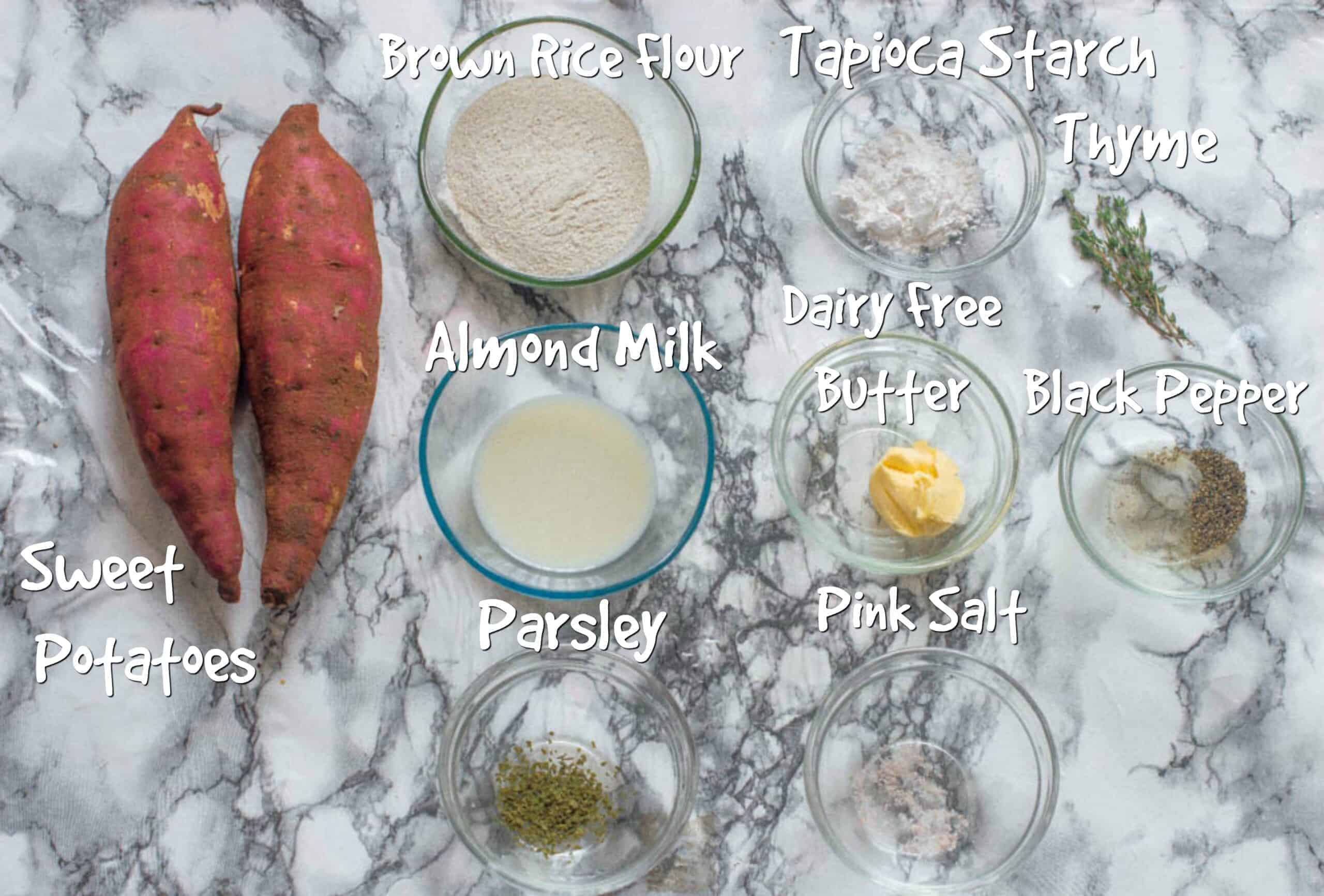 Ingredients for Irish Potato Bread
