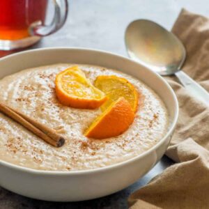 porridge with fruit