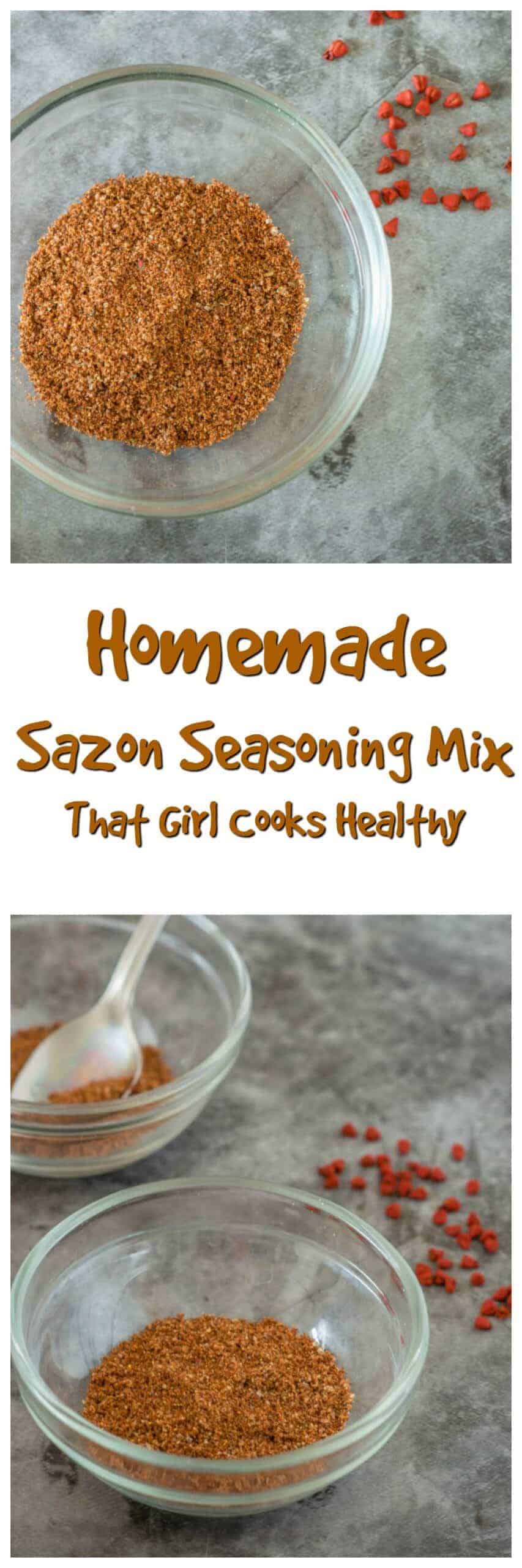 Homemade Sazon Seasoning Mix That Girl Cooks Healthy