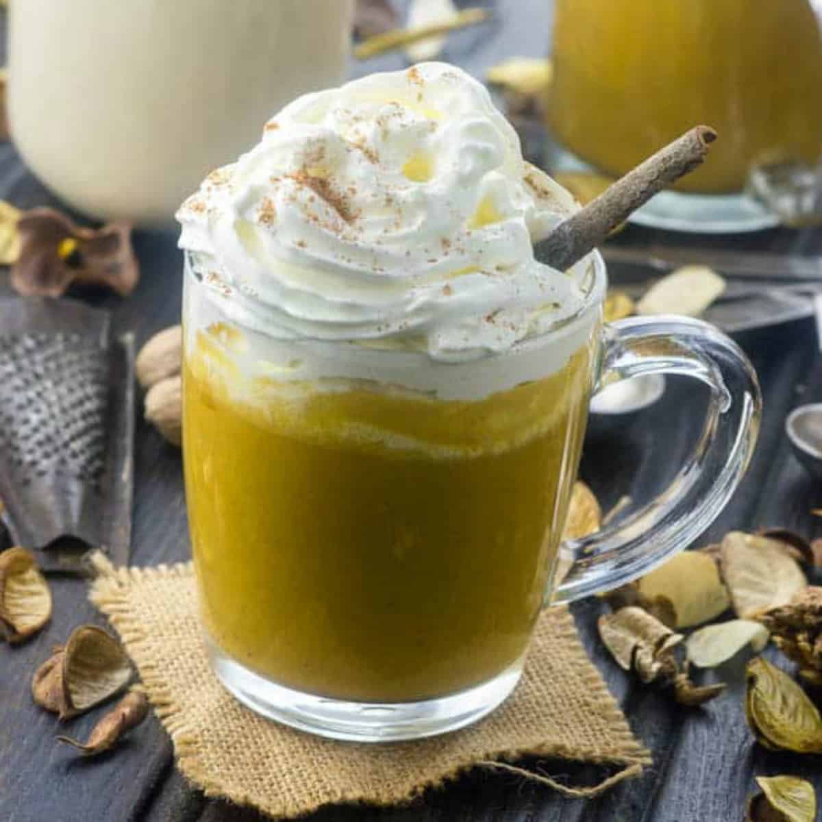 Vegan Pumpkin Spice Drink - That Girl Cooks Healthy