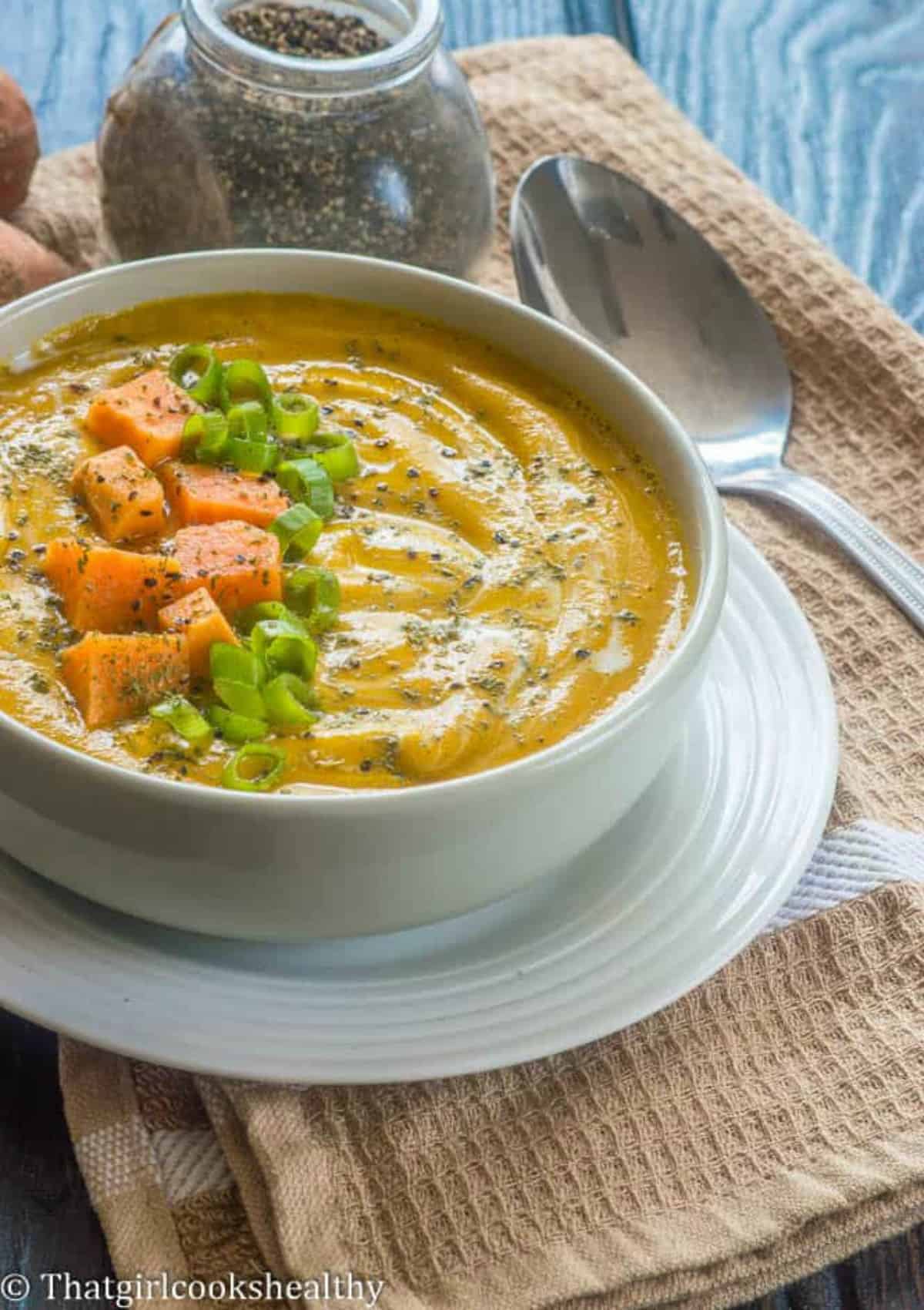 half a bowl of soup