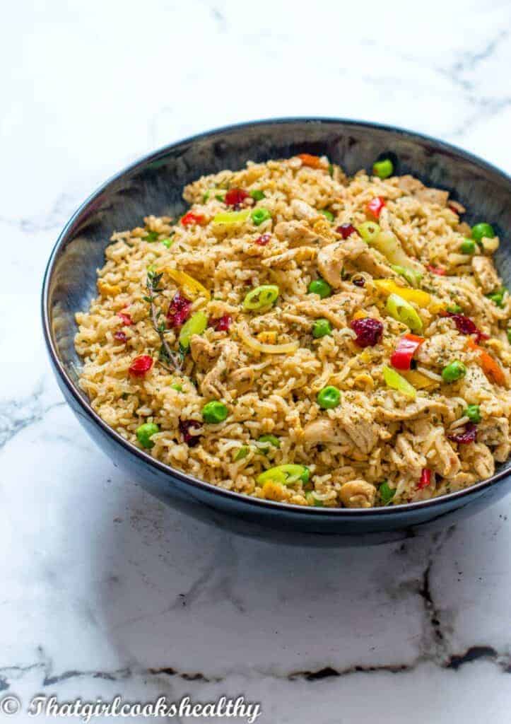 Leftover Turkey Fried Rice That Girl Cooks Healthy