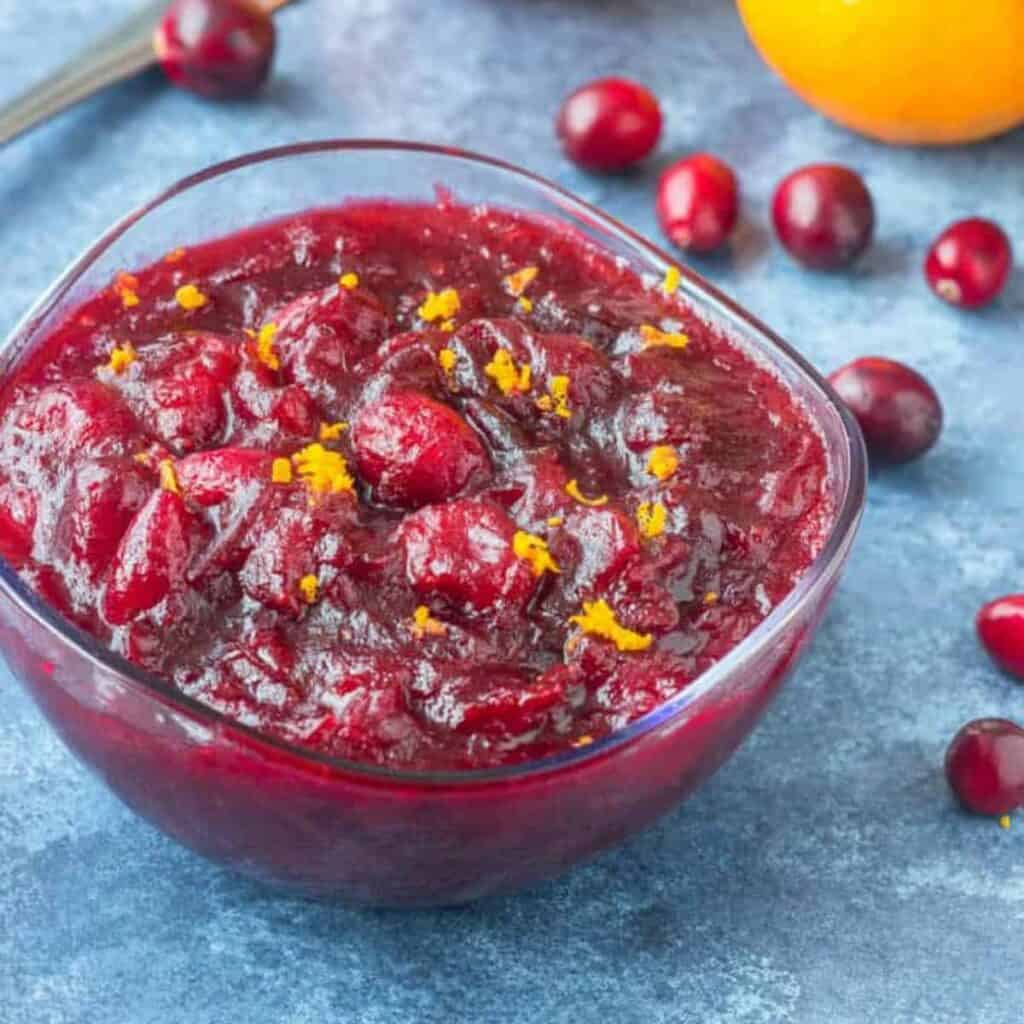 Vegan Cranberry Sauce - That Girl Cooks Healthy