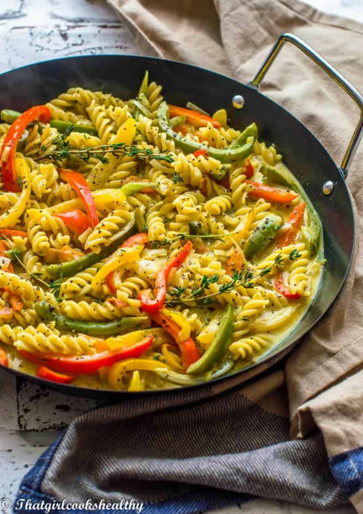 pasta with bell peppers