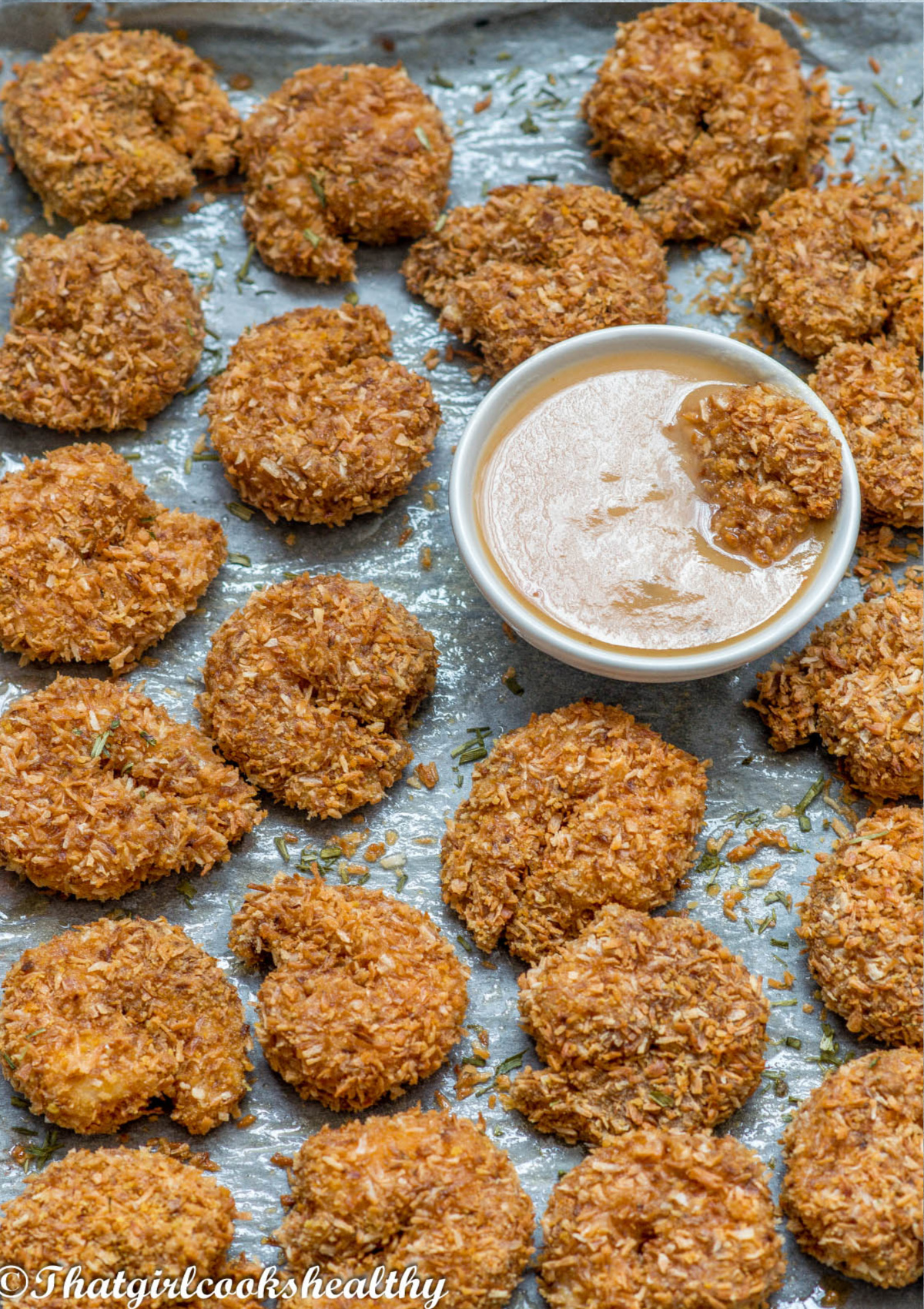 close up of the shrimp on a tray