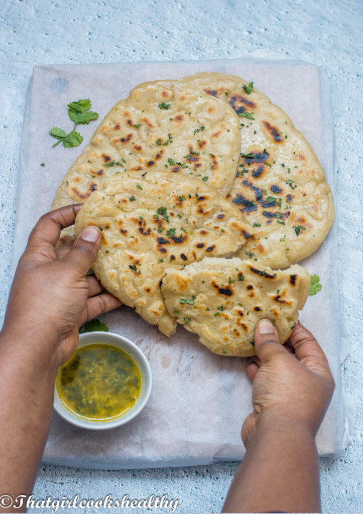 Gluten Free Naan Bread - That Girl Cooks Healthy