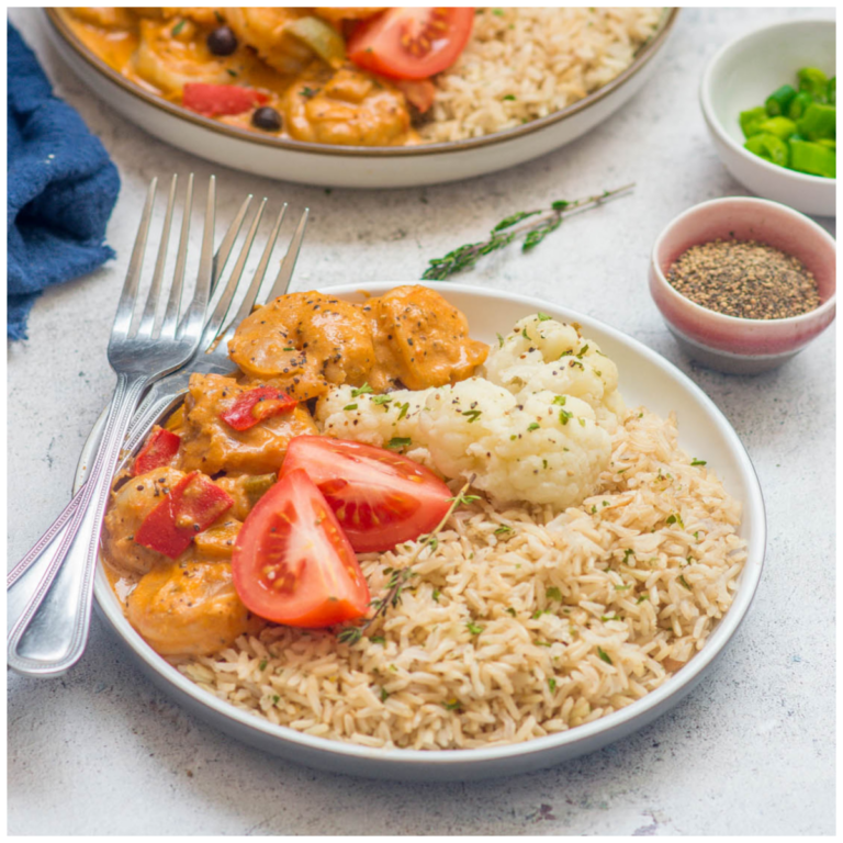 Shrimp Rundown (Jamaican Coconut Shrimp) - That Girl Cooks Healthy