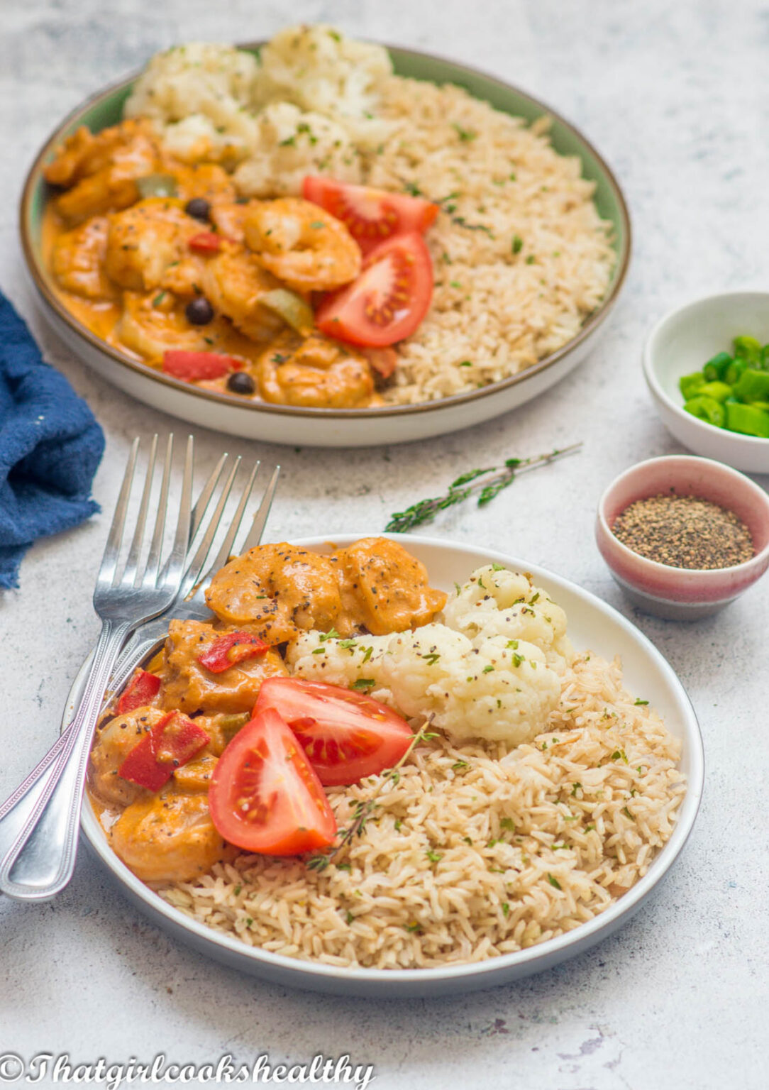 Shrimp Rundown (Jamaican Coconut Shrimp) - That Girl Cooks Healthy