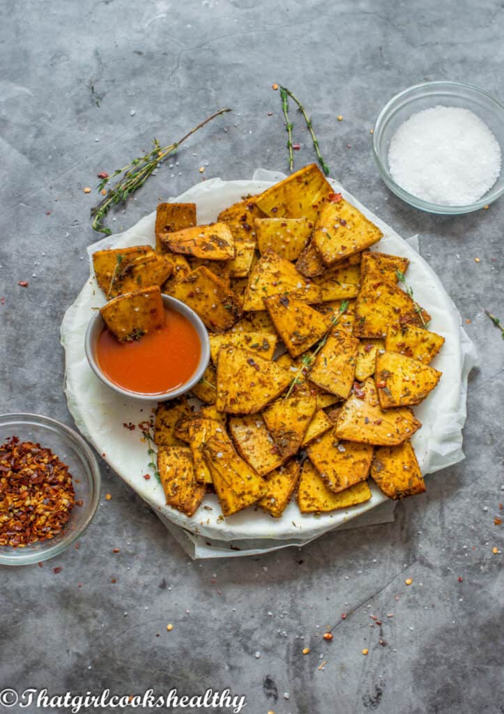 Breadfruit Fries (Air Fryer) - That Girl Cooks Healthy