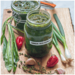 2 jars of green seasoning with vegetables