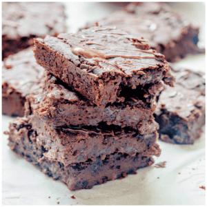Stacked up brownies