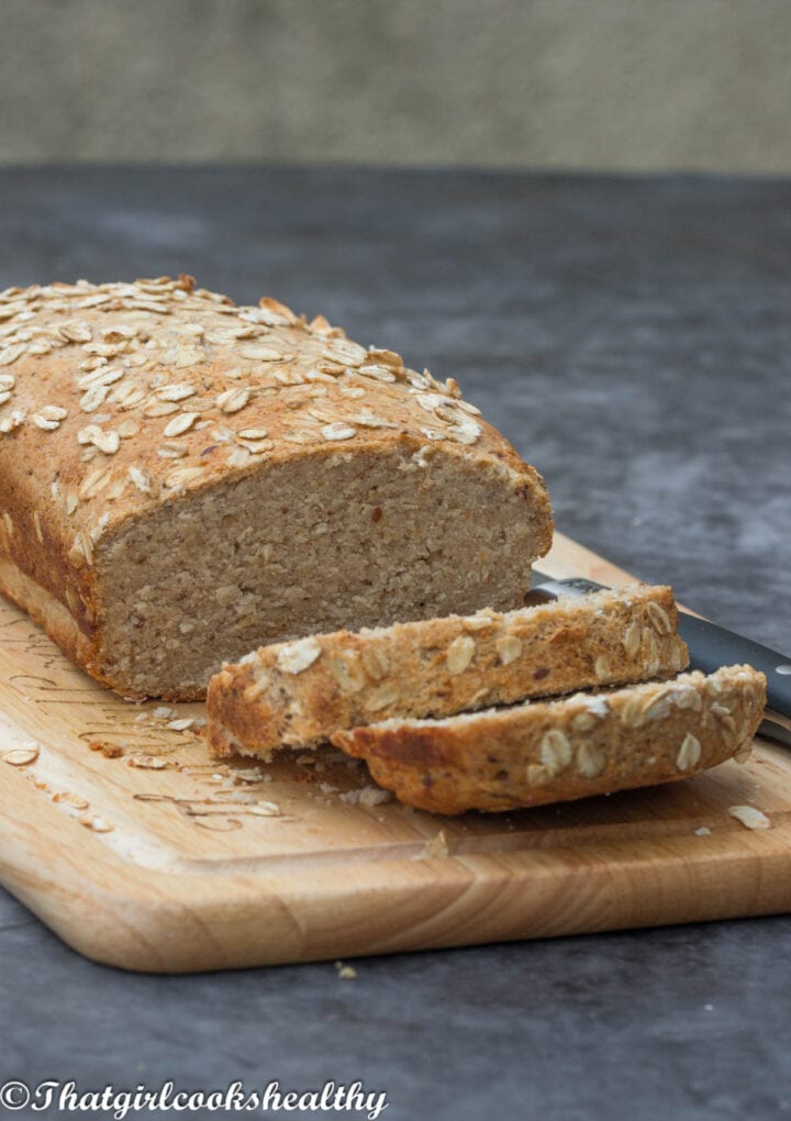 Brown Rice Flour Bread Recipe (Vegan/Gluten Free) - That Girl Cooks Healthy