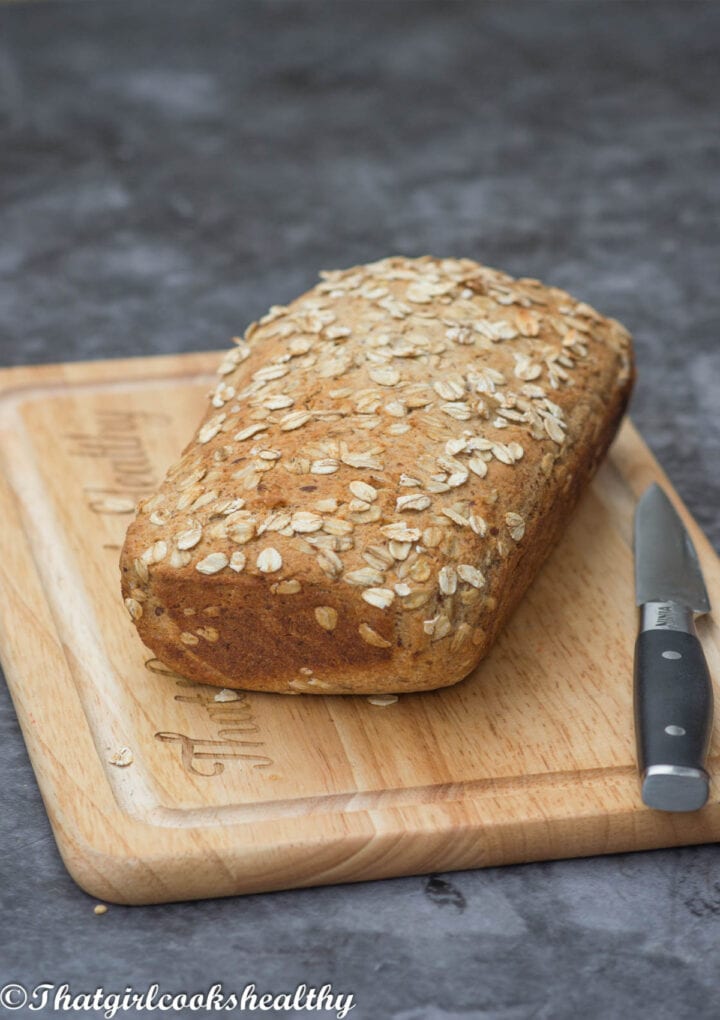 Brown Rice Flour Bread Recipe (Vegan/Gluten Free) - That Girl Cooks Healthy