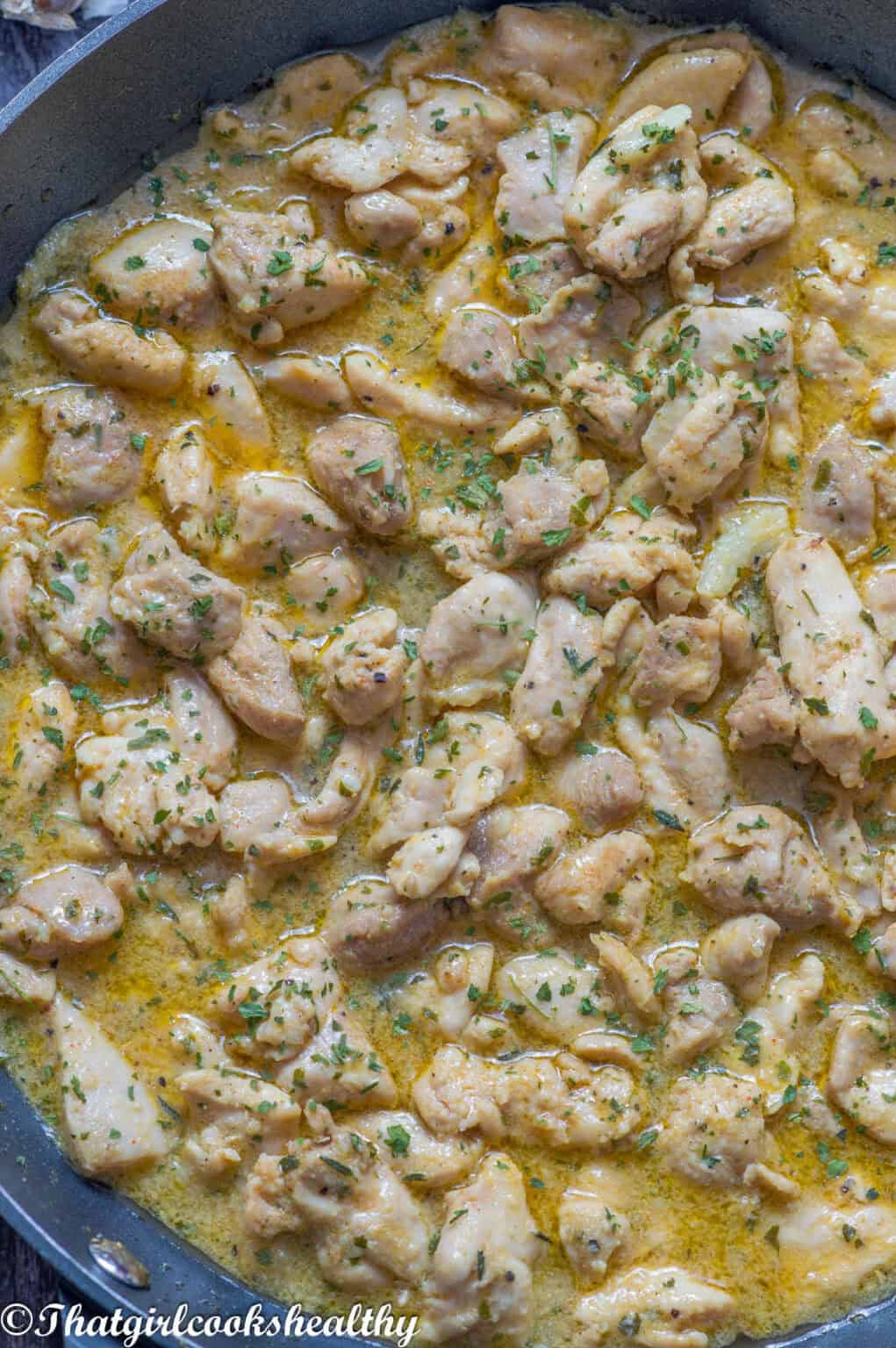Garlic Butter Chicken - That Girl Cooks Healthy