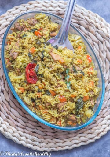 Chicken and Yellow Rice - That Girl Cooks Healthy