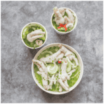 2 cups and a bowl of souse