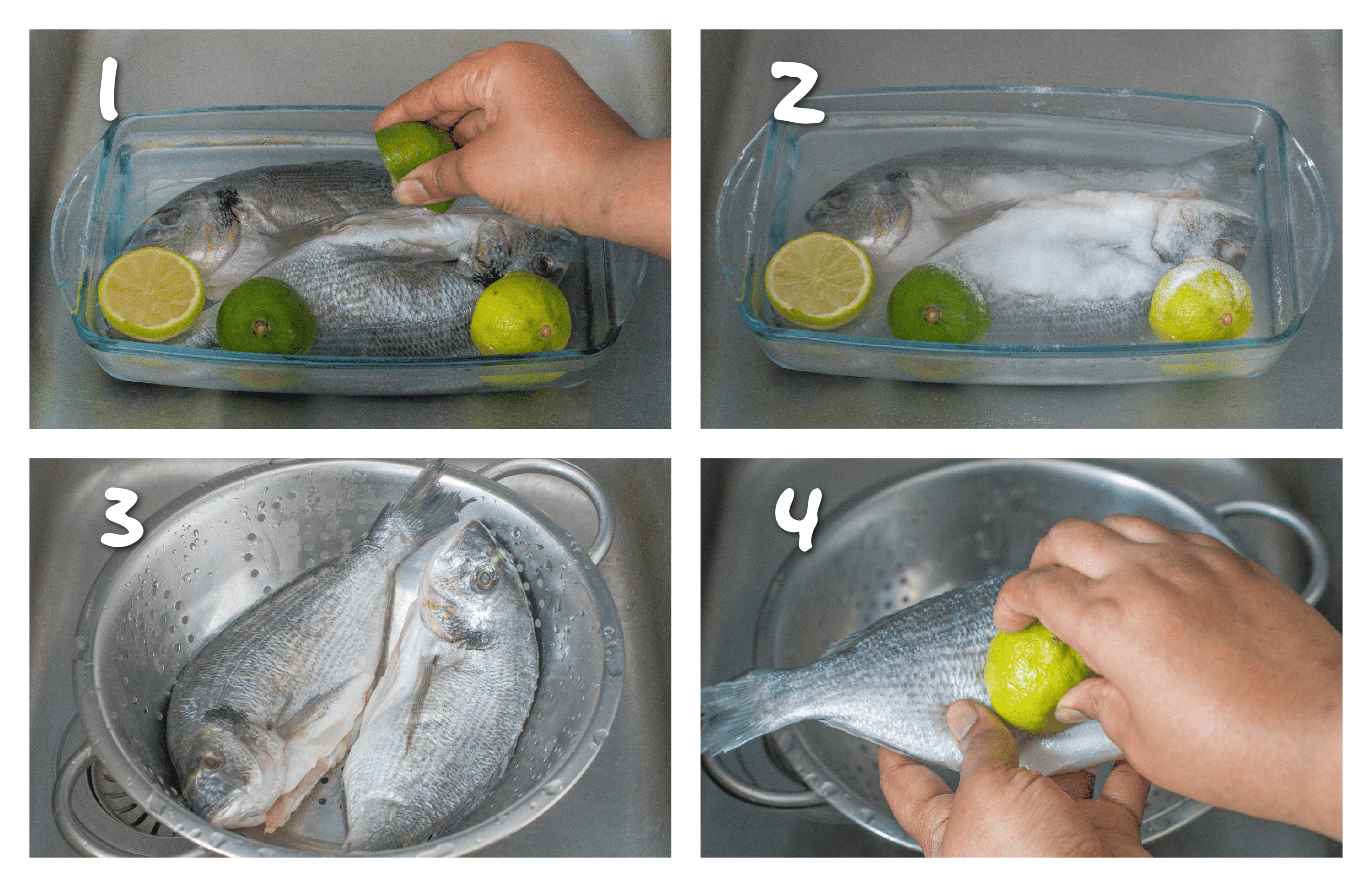 step1-4 cleaning the fish