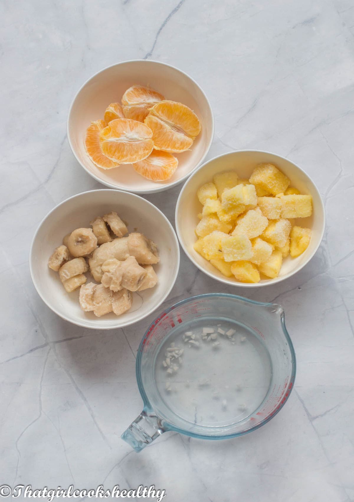 Ingredients you will need pineapple banana orange smoothie