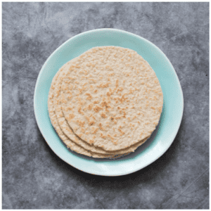 A stack of roti