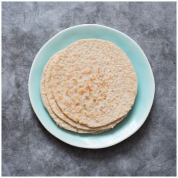 A stack of roti