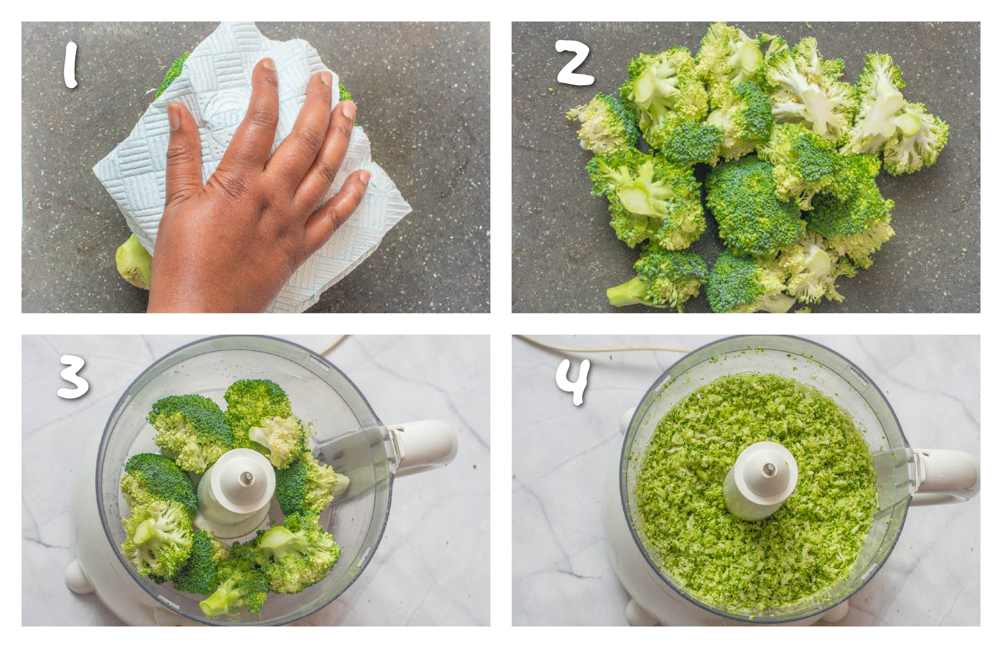 steps1-4 making the rice