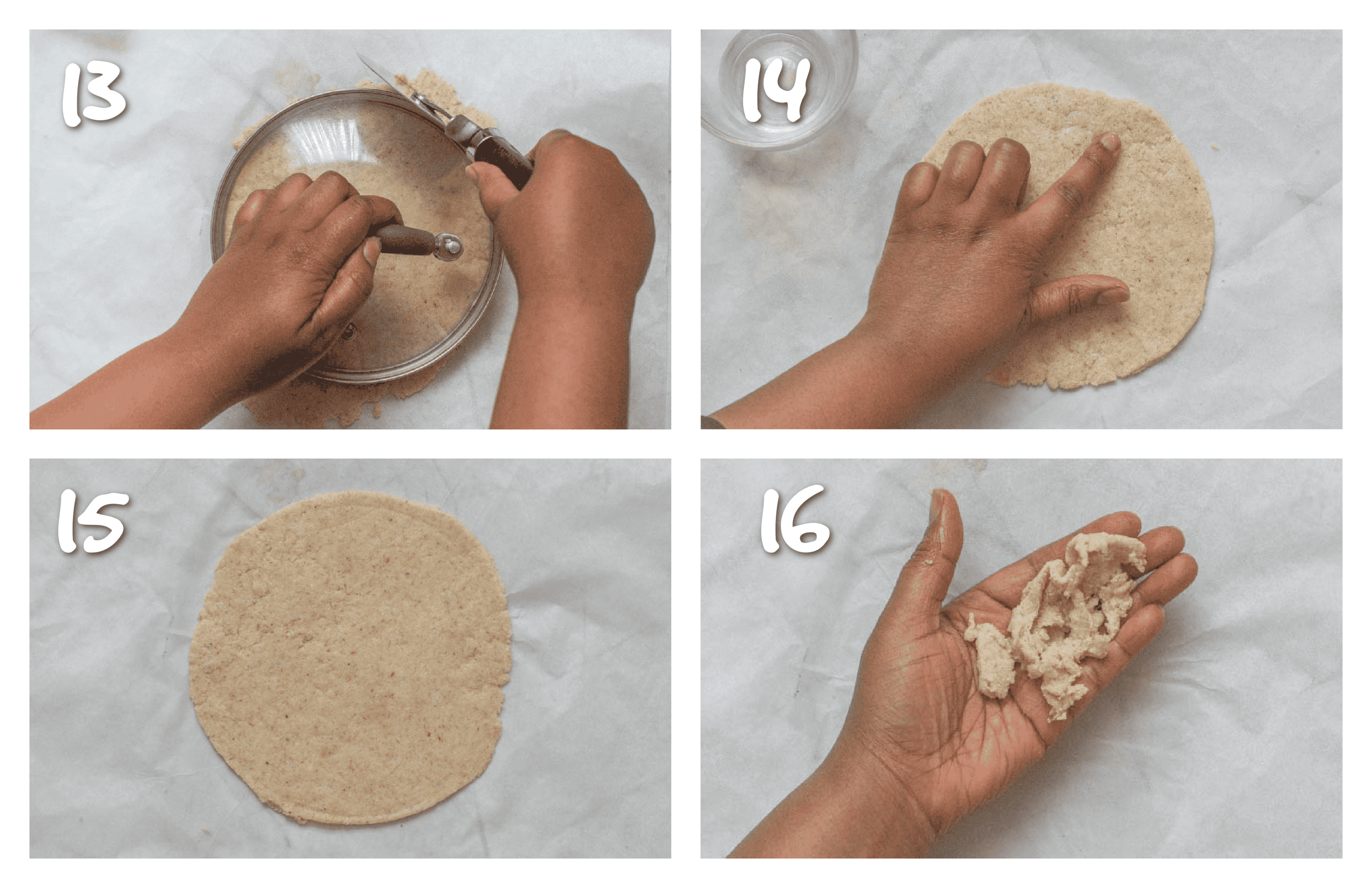 steps13-16 cutting the roti