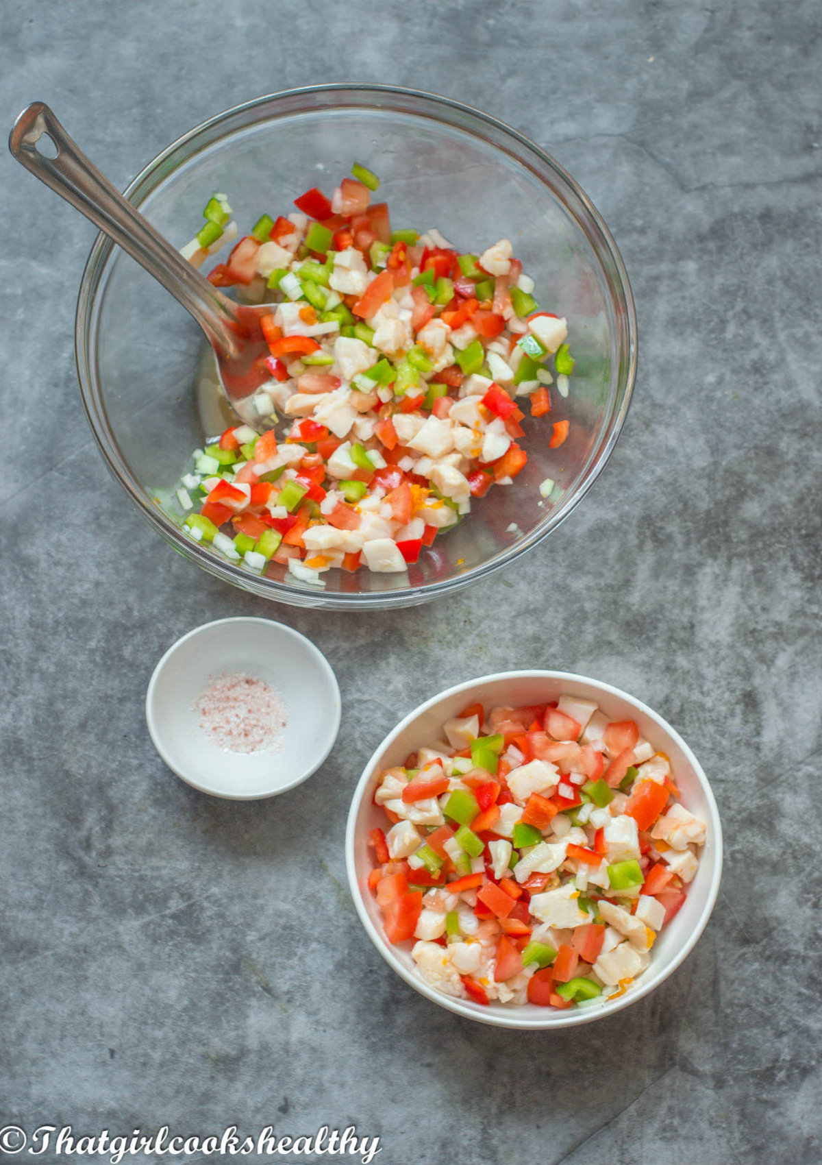 Conch in 2 bowls