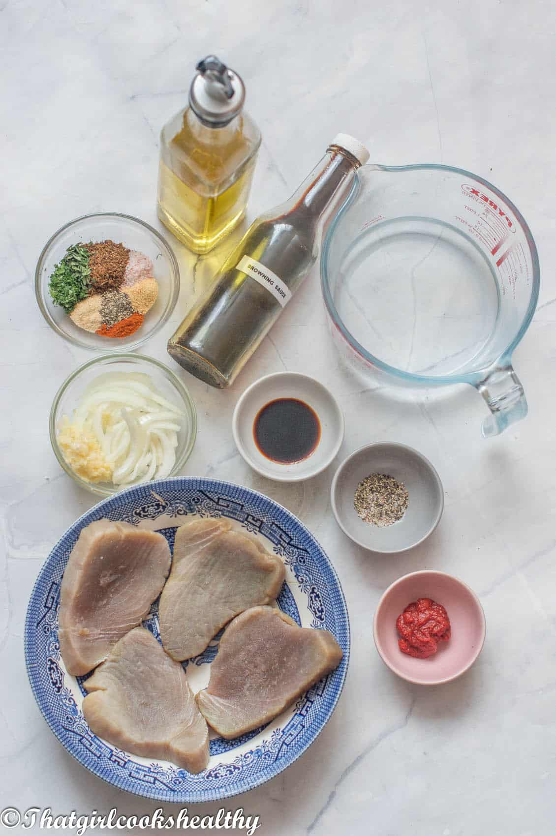 Ingredients you need for Tuna Steak Recipe