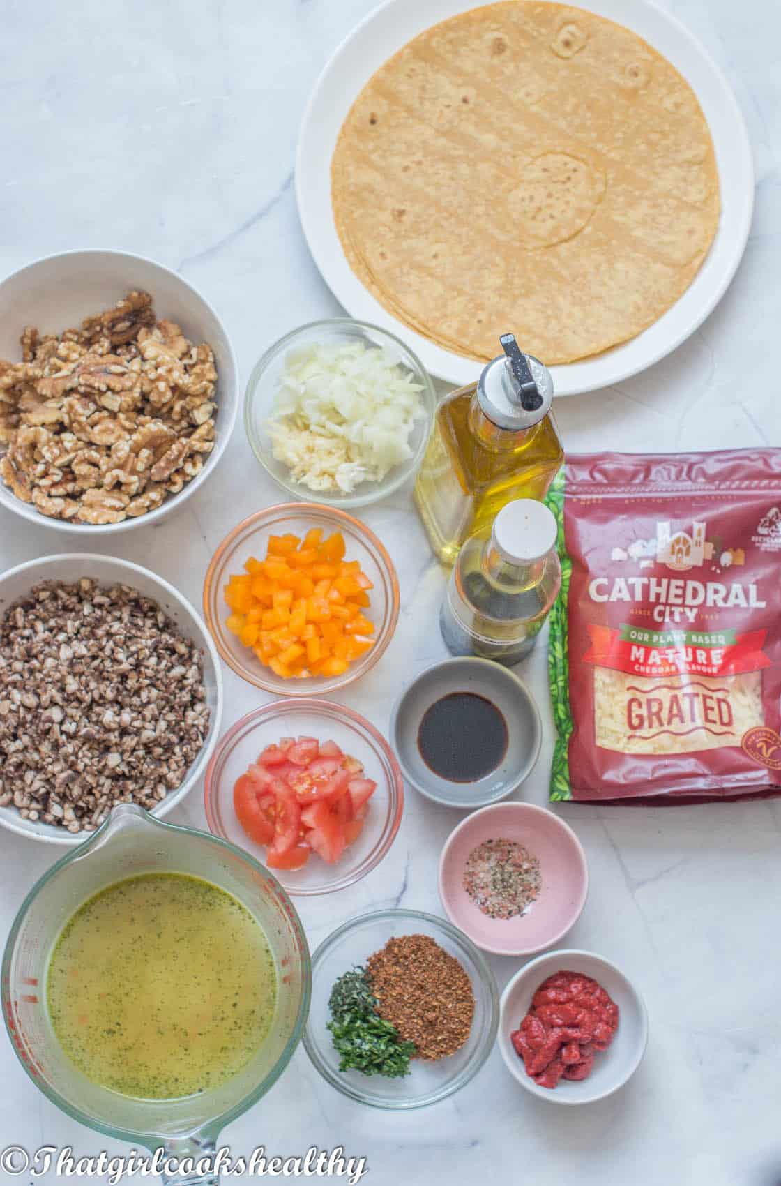 Ingredients you will need for Gluten Free Vegan Tacos