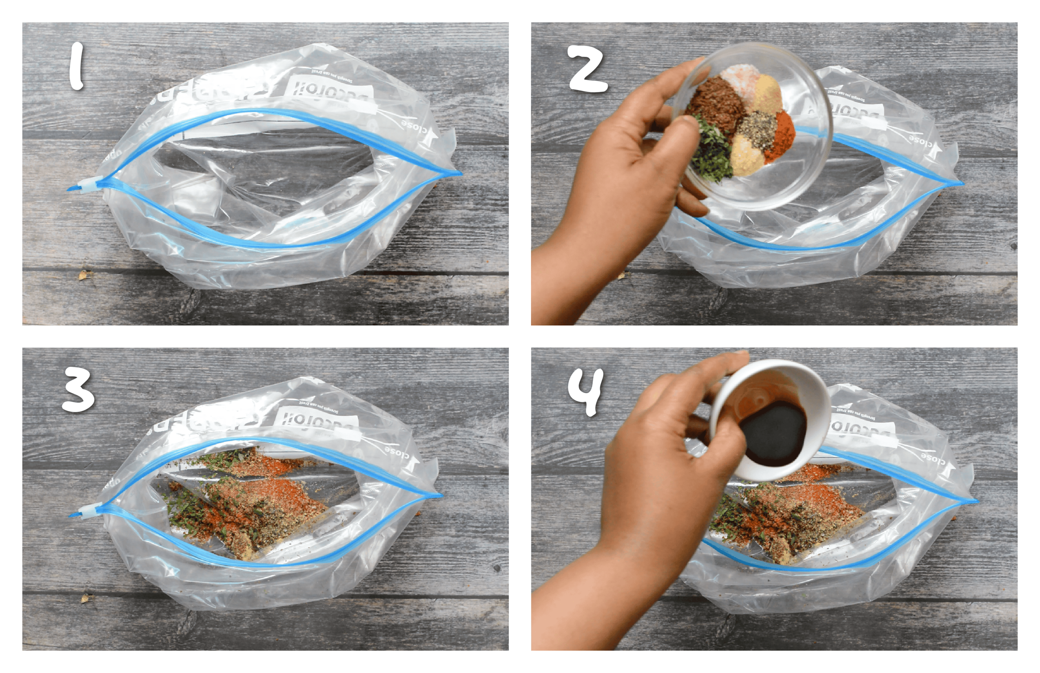 step1-4 mixing the marinade