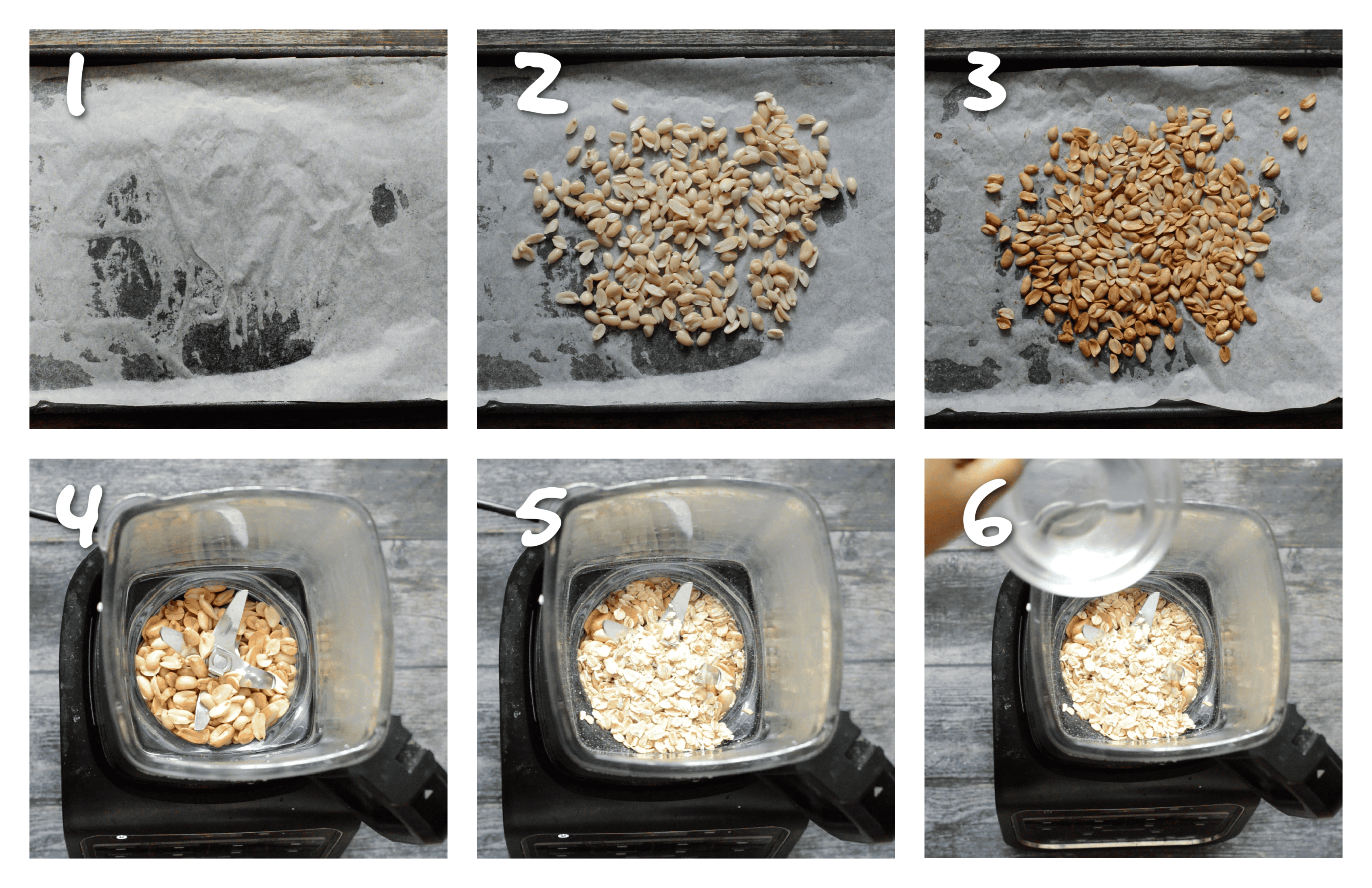 step1-6 roasting the peanuts